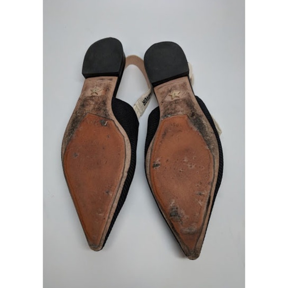 SOLD Dior Black J'adior Slingback Flats - Picture 2 of 6